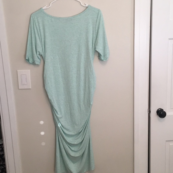 Isabella Oliver Ruched T-Shirt Maternity Dress - Picture 3 of 5